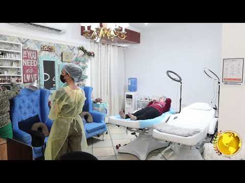 A day in our office.. Trainee hands on on Lip Tattoo procedure..