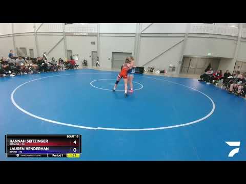 127 Lbs Round 5 (6 Team) - Hannah Seitzinger, Indiana Vs Lauren Henderhan, Idaho 9926