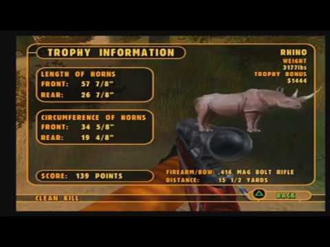 Cabela's Dangerous Hunts (2003) "Rhino"