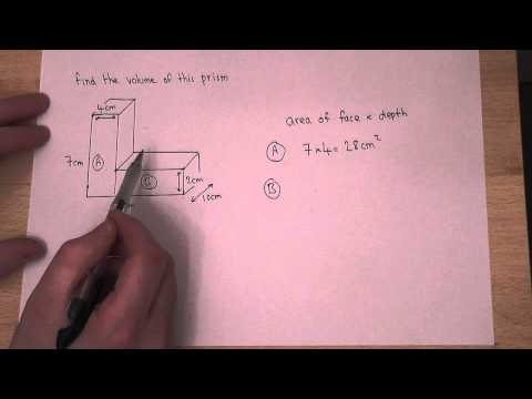 Volume : how to find the volume of an L shaped prism