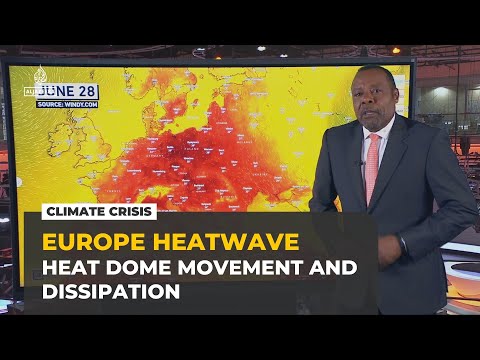 Europe heat dome shifts east as record temperatures and storms hit