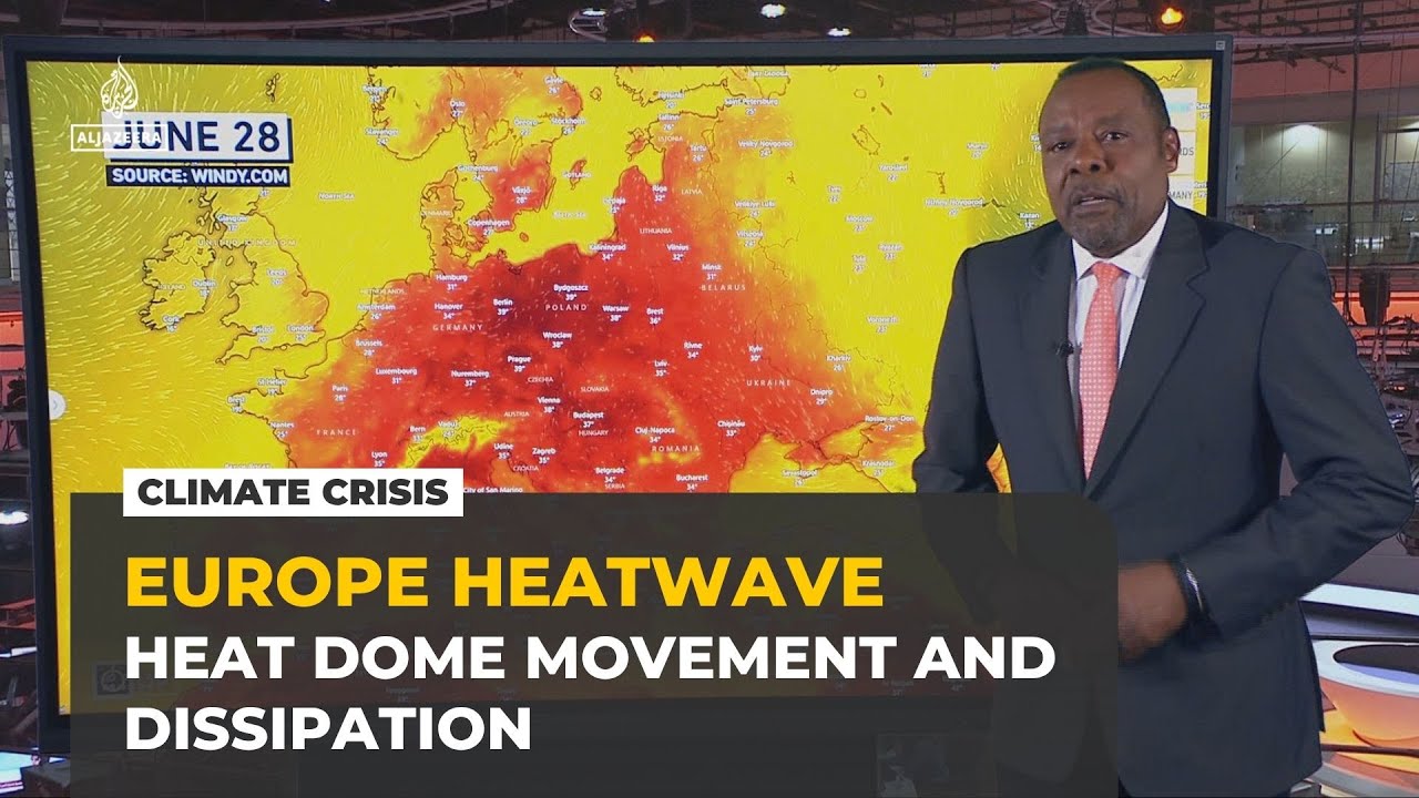 Europe heat dome shifts east as record temperatures and storms hit