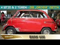 BMW 600 4 Sitze 2 Türen Die Große Isetta Garagengold