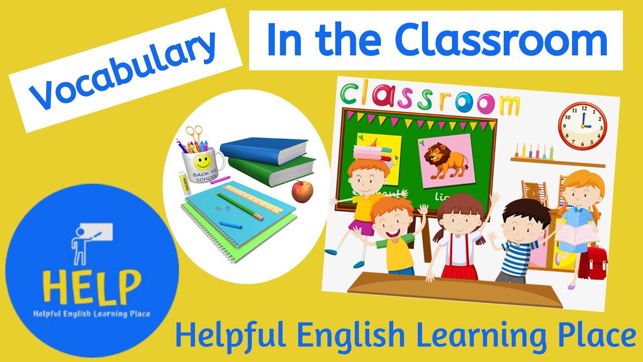 ESL Classroom Objects Vocabulary