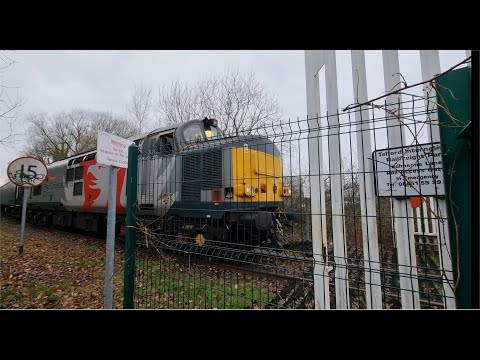 Donnington Rail Freight Terminal  Class 37's 23rd December 2021  "For Roger!"