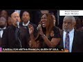 Aretha Franklin Funeral Celebration - Yolanda Adams and Paul Morton