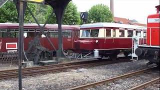 preview picture of video 'Schienenbus im Museum Bochum-Dahlhausen'