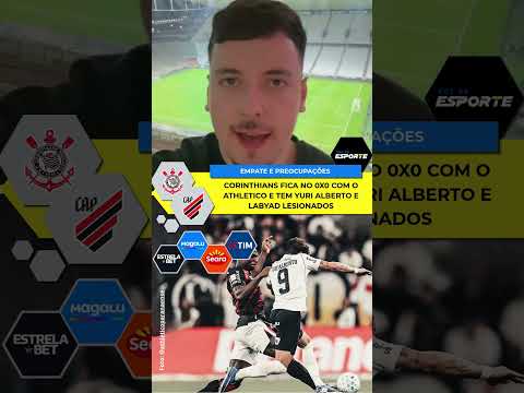 CORINTHIANS E ATHLETICO FICAM NO 0 A 0