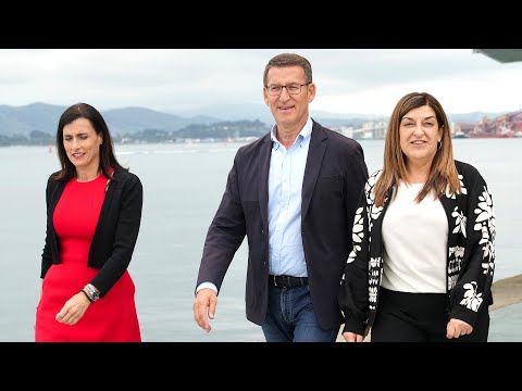 Feijóo, Buruaga e Igual intervienen en la Junta Directiva del PP de Cantabria