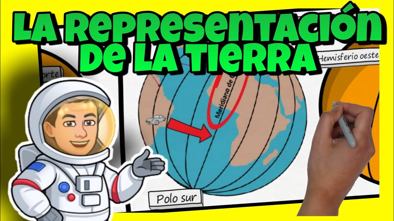 🌎 La REPRESENTACION de la TIERRA 🌎 para NIÑOS de PRIMARIA
