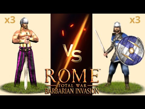 Will Shield Wall Help Sword Heerbann against Lombard Berserkers in Rome:Total War Barbarian Invasion