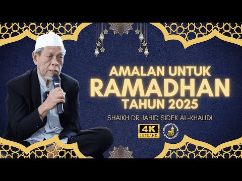 Tiga Golongan Orang Yang Berpuasa Menurut Rasulullah - Shaikh Dr Hj Jahid Hj Sidek Al-Khalidi