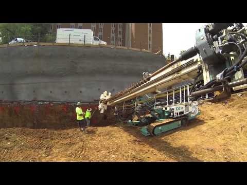 UT Strong Hall Soil Nail and Drill