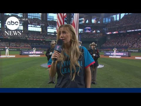 Ingrid Andress explains her national anthem performance at the 2024 Home Run Derby