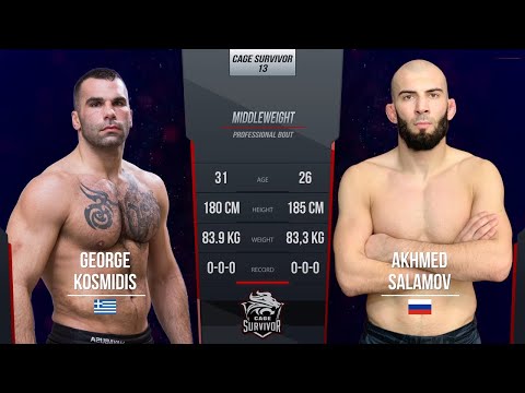 Cage Survivor 13: George Kosmidis vs. Akhmed Salamov Full Fight