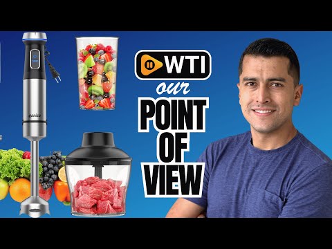 Ganiza Immersion Blender 5 in 1 Hand Blender Max 1000W Heavy Duty Motor - WTI product video review