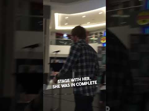 She was singing an Ed Sheeran song in public and he showed up 😱 @murraycummings