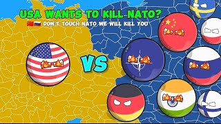 USA vs. NATO: Why Does USA Want to 'Kill' NATO? #countryballs