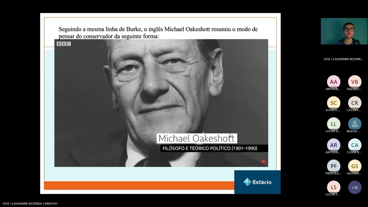 Ciência Política - ideologias conservadora e liberal