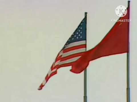 USA and USSR Anthem | President of USA visit USSR (Departures) 1988