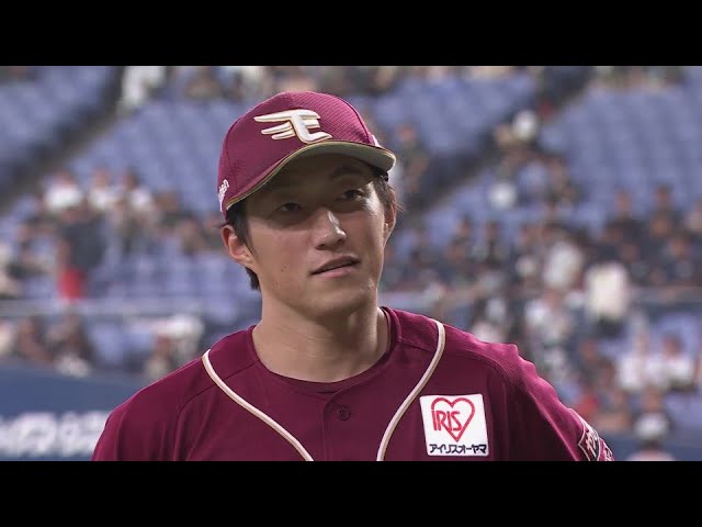 イーグルス・小深田大翔選手ヒーローインタビュー 8月14日 オリックス・バファローズ 対 東北楽天ゴールデンイーグルス