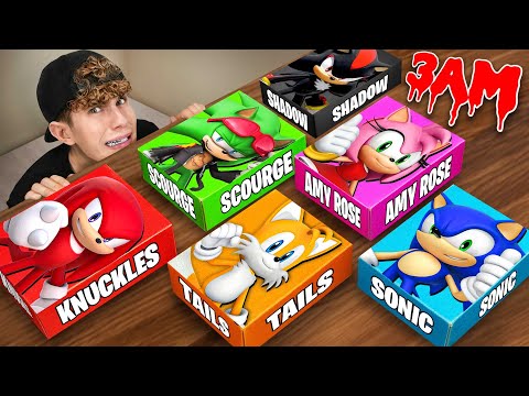 DO NOT OPEN MYSTERY SONIC BOXES at 3 AM!!