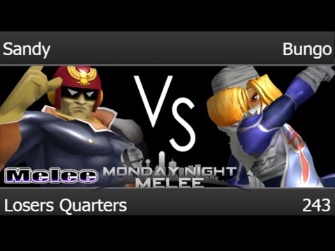 MNM 243 - Sandy (C Falcon) vs Bungo (Sheik) Losers Quarters - Melee