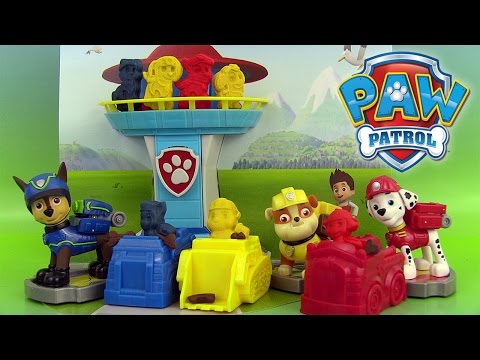 Paw Patrol Play Doh Mold Playset Pat' Patrouille Pâte à modeler Patrulla de Cachorros