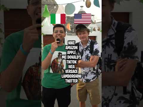 Differenze di PRONUNCIA tra ITALIANO e AMERICANO! #shorts