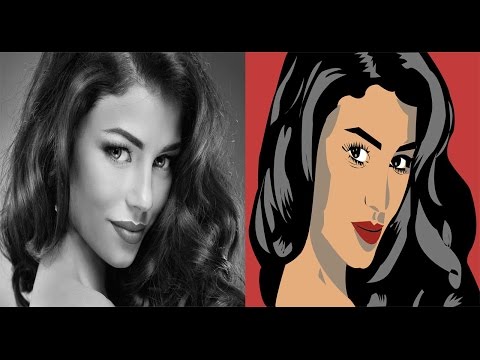 Photoshop Tutorial : How to create art with the Pen tool