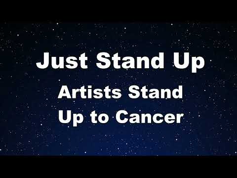 Karaoke♬ Just Stand Up - Artists Stand Up to Cancer 【No Guide Melody】 Instrumental, Lyric