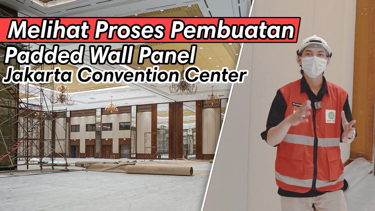 Mengintip Pembuatan Padded Wall Panel di Jakarta Convention Center