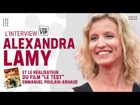Carré VIP avec Alexandra Lamy pour le film "le test"