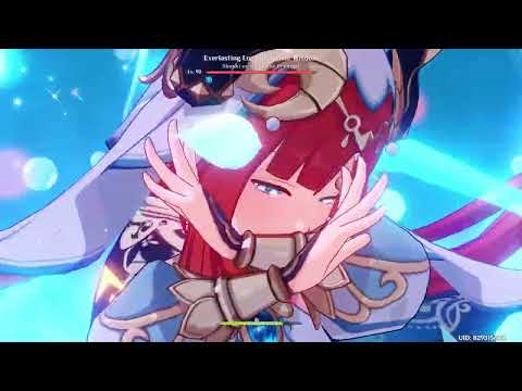 C2 Nilou C2 Nahida Bloom Damage Showcase 141k