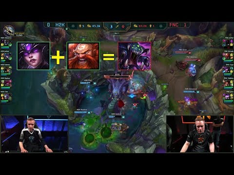 FNC Broxah & Caps Perfect Steal Baron Setup | FNC vs H2K game 2 highlights