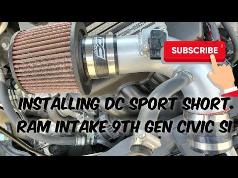 How to: Install DC SPORTS Short Ram Intake 2012 9th Gen Honda Civic Si