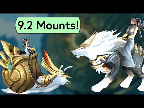 WoW 9.2 Gelen Tüm Mountlar! (Binekler) | World of Warcraft 9.2 Mounts