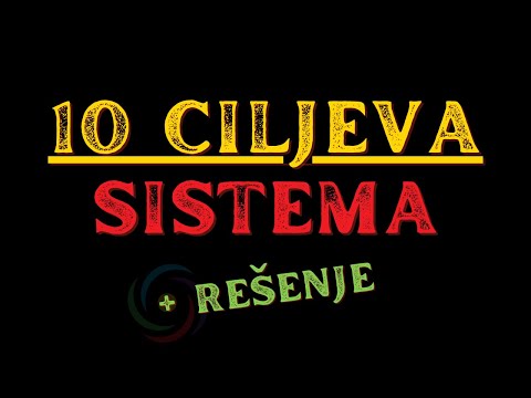 Goran Potkonjak: 10 ciljeva sistema + rešenje