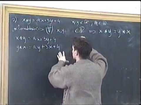 Lectia 1783 - An 2003 - Liceu - Lege de compozitie, proprietati Structuri algebrice