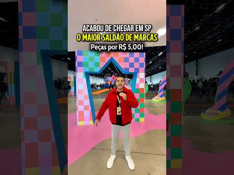 O MAIOR SALDÃO DE MARCAS DO BRASIL! EXAGERADO - no Distrito Anhembi #saopaulo #roupasfemininas