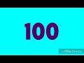 Colorful Numbers 100 To 0