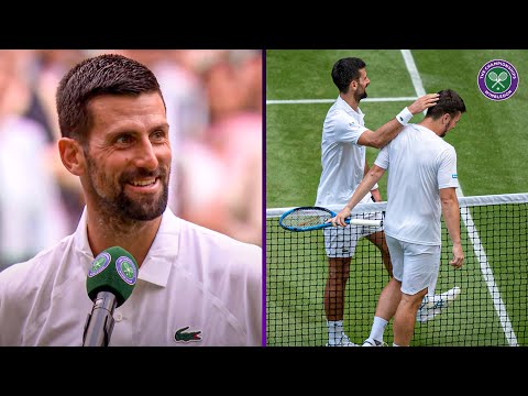 "It's never easy facing a friend" | Novak Djokovic | Third Round On-Court Interview | Wimbledon 2025