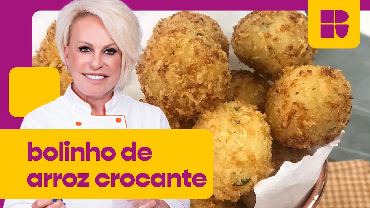 BOLINHO DE ARROZ para PETISCO! ✨ | Ana Maria Braga | Mais Você