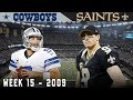 A Perfect Saturday Night Upset! (Cowboys vs. Saints, 2009) | NFL Vault Highlights