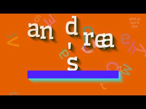 ANDREA'S - HOW TO PRONOUNCE ANDREA'S? #andrea's