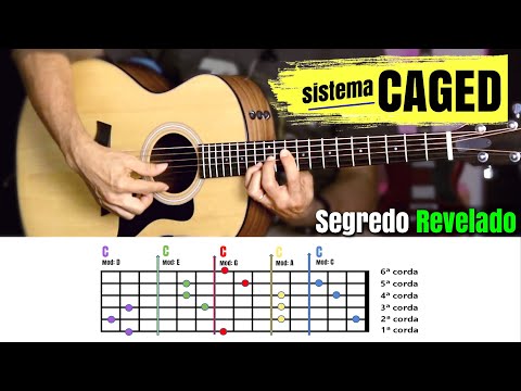Aprenda TODOS OS ACORDES em TODO O BRAÇO DO VIOLÃO - Sistema CAGED - Prof. Sidimar Antunes🎸