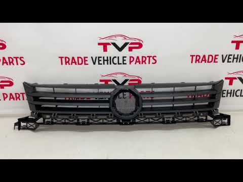 Fits VW Caddy 2011-2015 Front Grille Dark Grey With Grey Moulding video