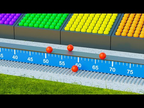 Colors Marble Race Tournament - Balancing - Amazing Marble Run