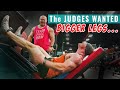 Super Heavyweight Bodybuilder Needs to Bring Up His Legs