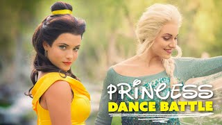 PRINCESS DANCE BATTLE! Belle vs Elsa! // (Full Frame + New Song)